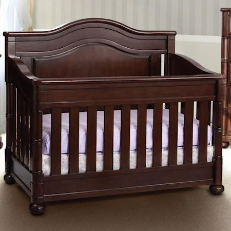 4- In- 1 Crib with Arched Headboard